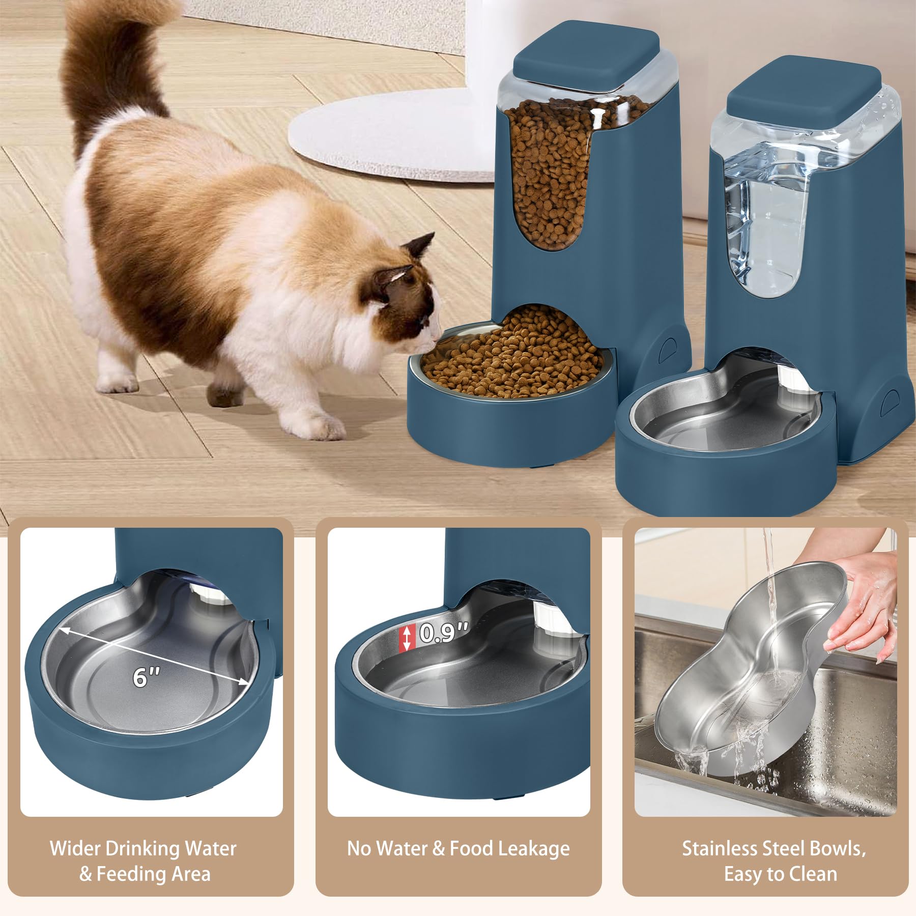 WyfKyd low noise output keeps pets calm during hydration.