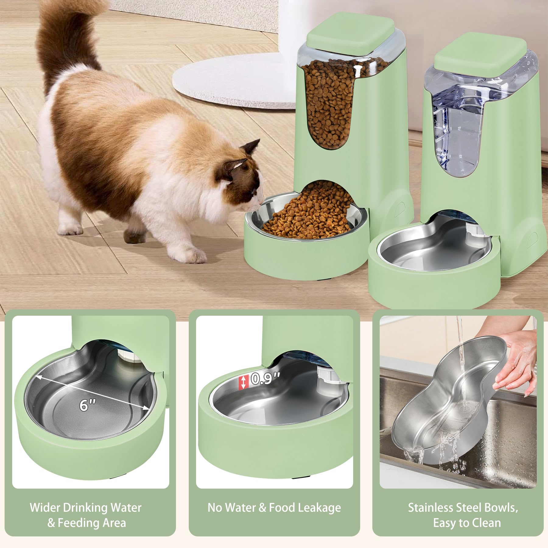 WyfKyd low-noise water output keeps pets calm.