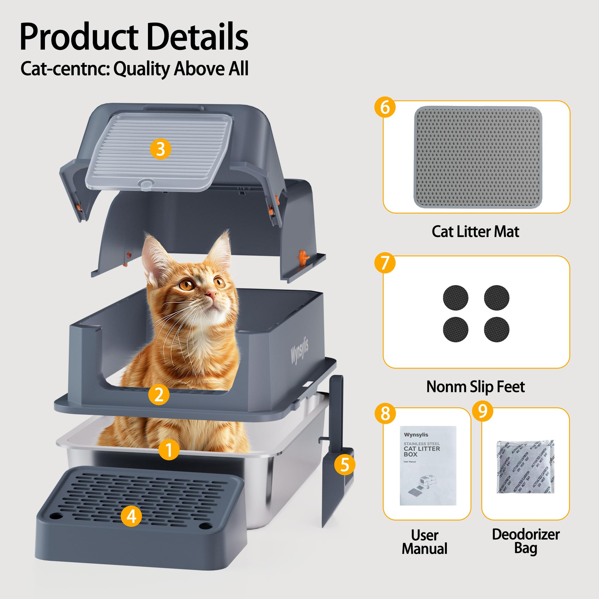 Wynsylis XL deodorizing filter helping odor control between cleanings