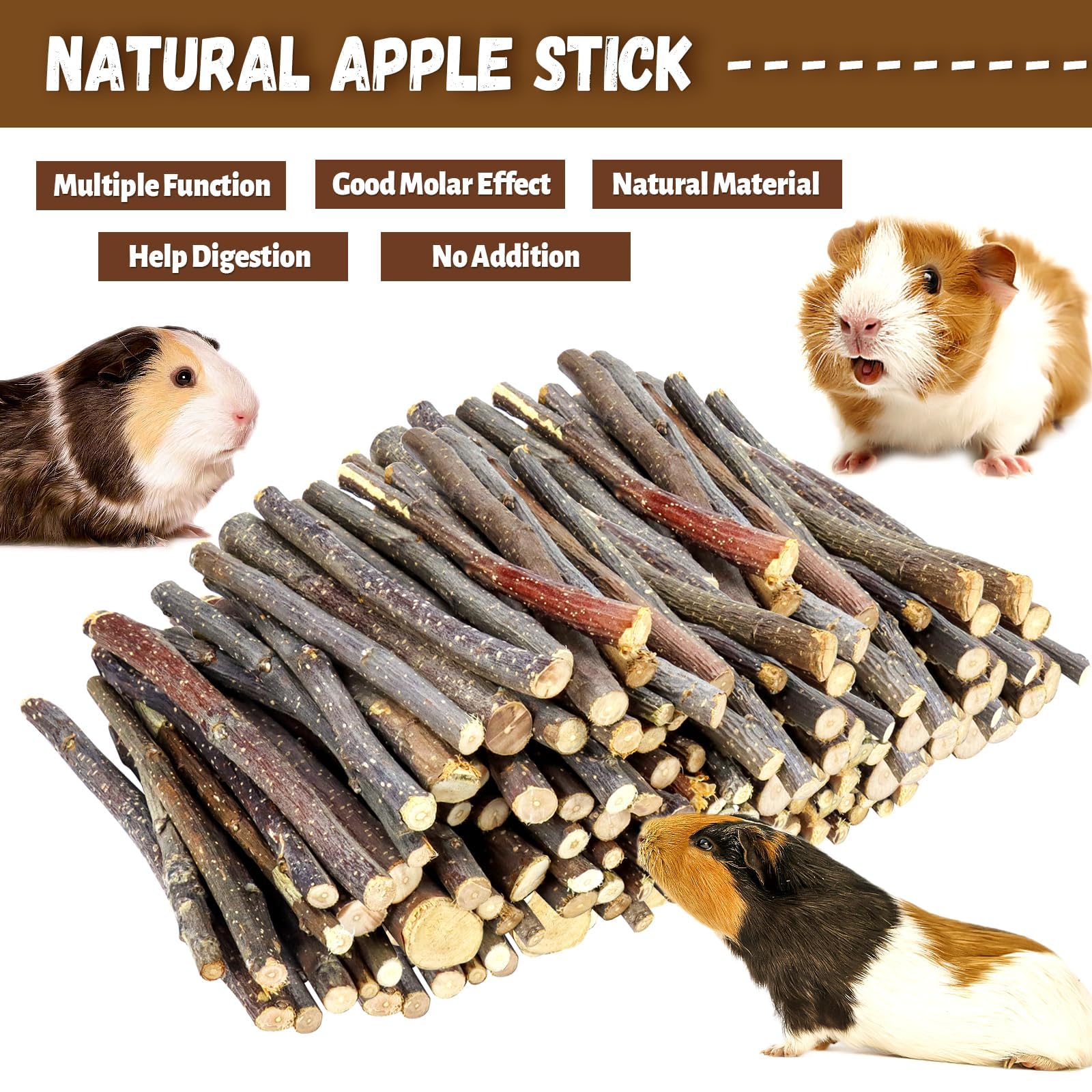 Wyomer organic apple sticks promote nibbling and gastrointestinal comfort