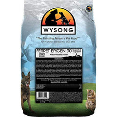 Wysong Ferret Epigen 90 Digestive Support bag showing protein-rich ferret food for digestive health
