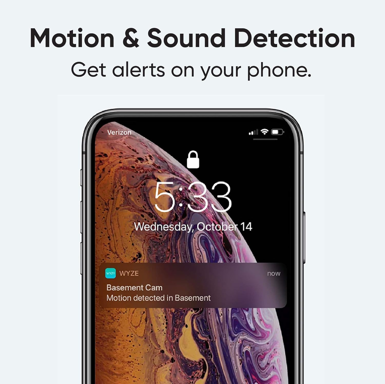 WyzeCam Cam v3 motion and sound alerts notify you of important activity