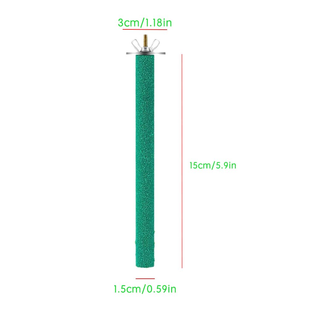 Wzttdm parrot perch stand wooden setup for varied perching.