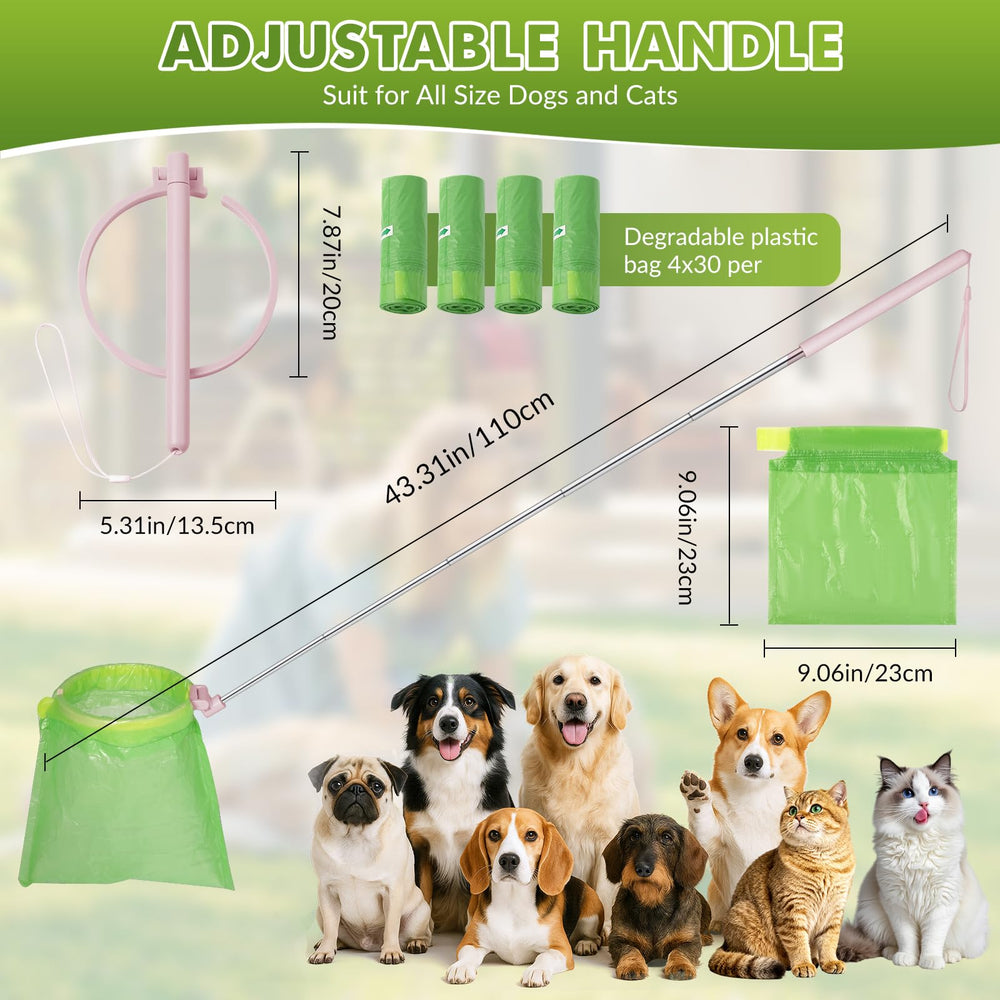 Wzxlj.Y ultralight foldable pooper scooper fits in bag or pocket