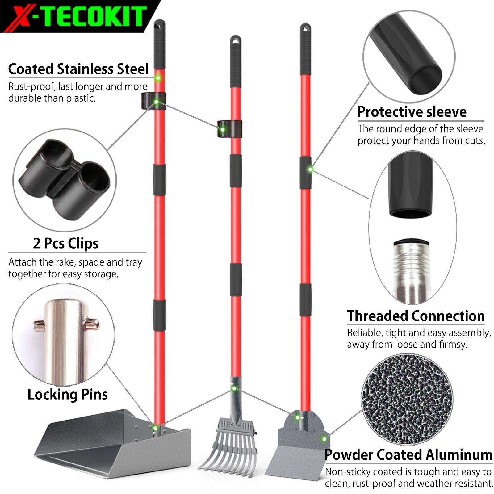 X-TECOKIT large tray enables one-scoop pickups