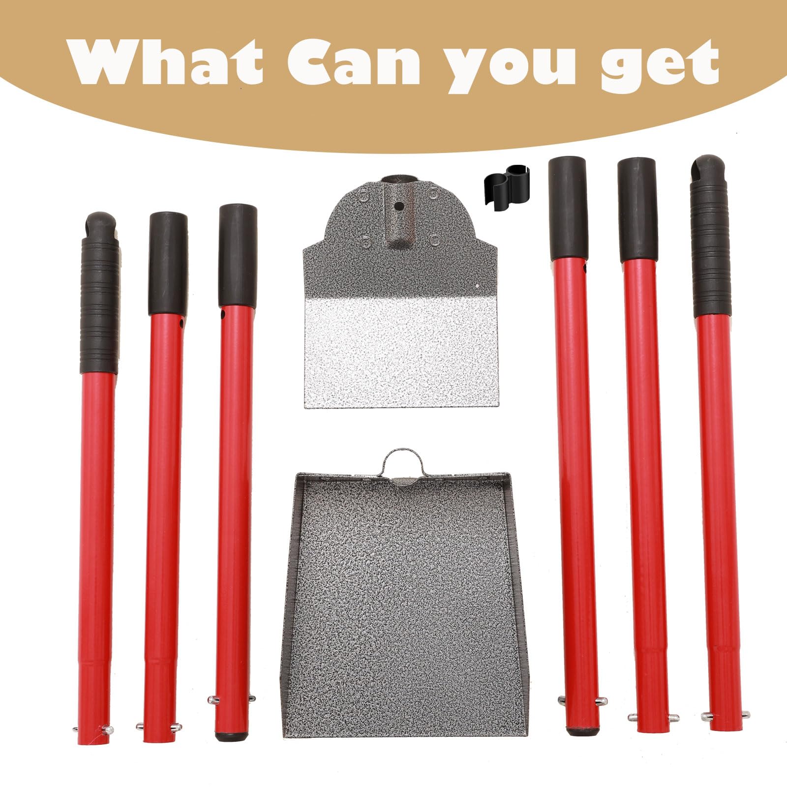 X-TECOKIT Pooper Scooper weatherproof outdoors across any yard.