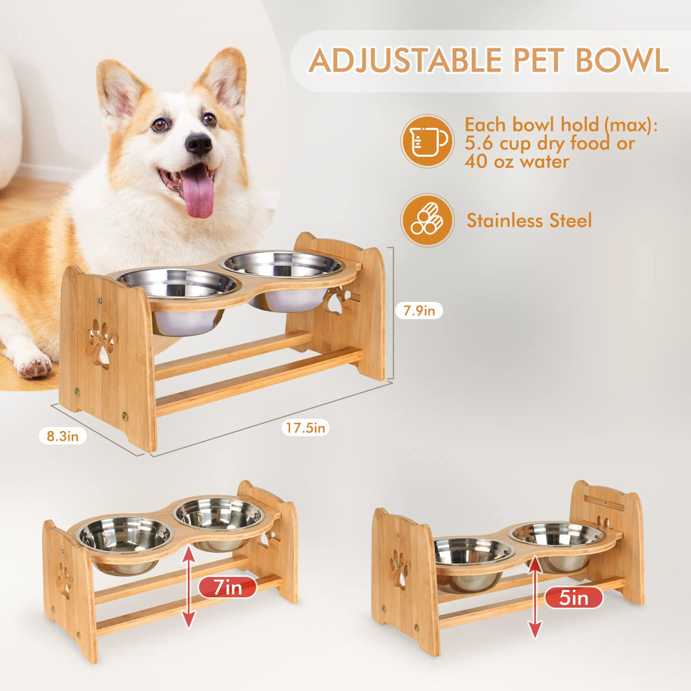 X-ZONE PET anti-slip feet keep bowls steady during feeding