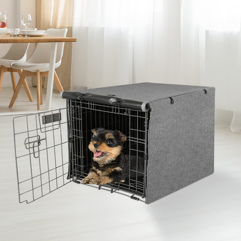 X-ZONE PET crate cover for 30-inch gray crates with private space