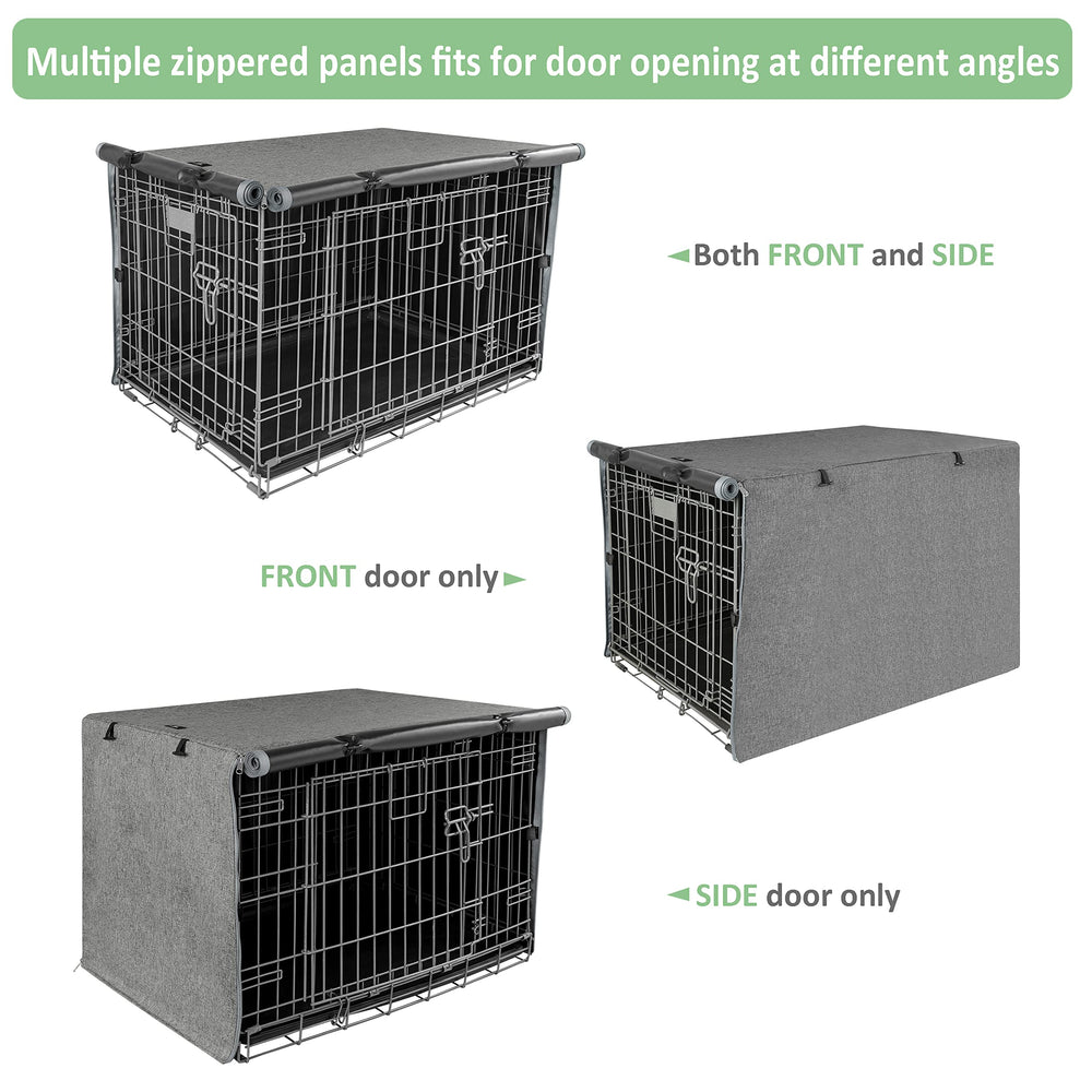 X-ZONE PET crate cover for 42-inch gray crates cozy hideaway
