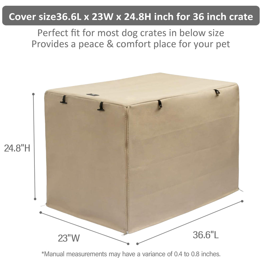 X-ZONE PET heavy-duty 420D material protects crate from wear outdoors