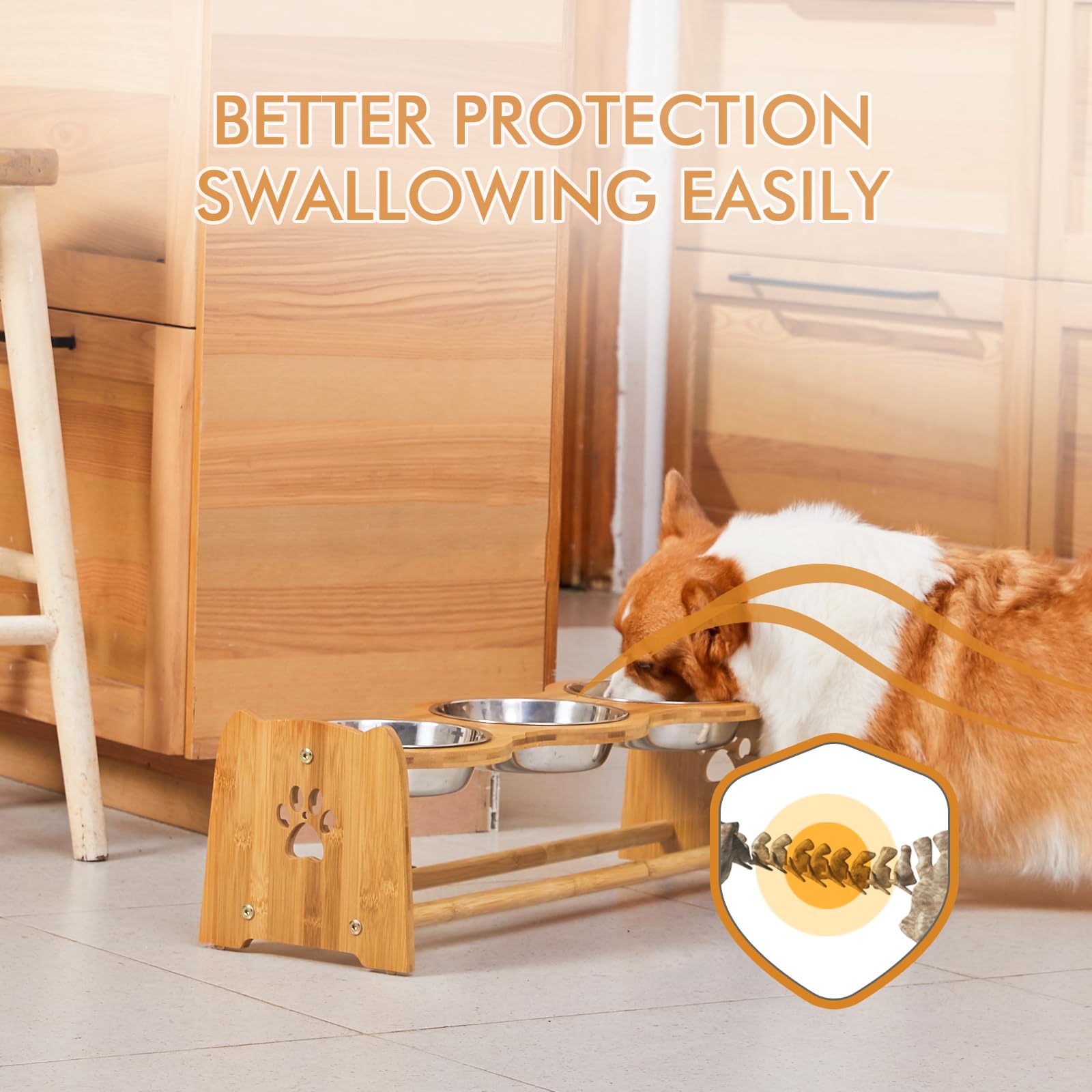 X-ZONE PET elevated bowls packaging image ready for quick setup