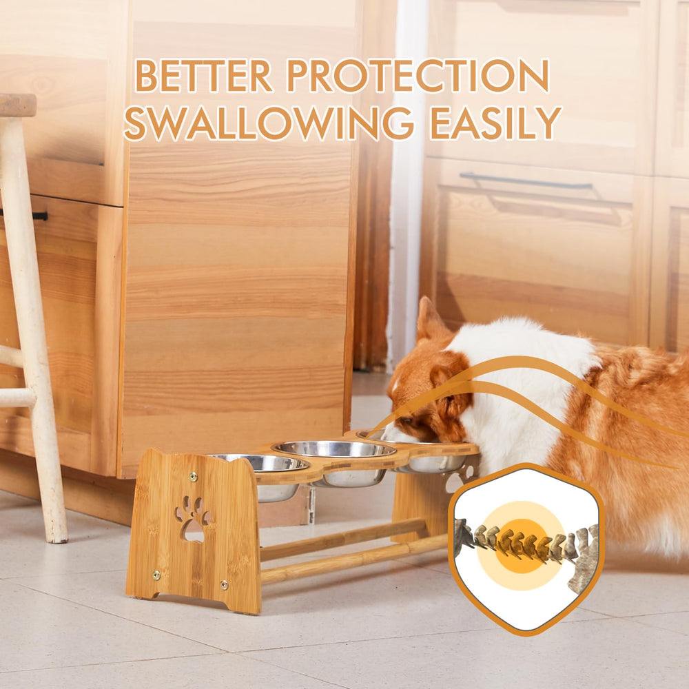 X-ZONE PET elevated bowls packaging image ready for quick setup