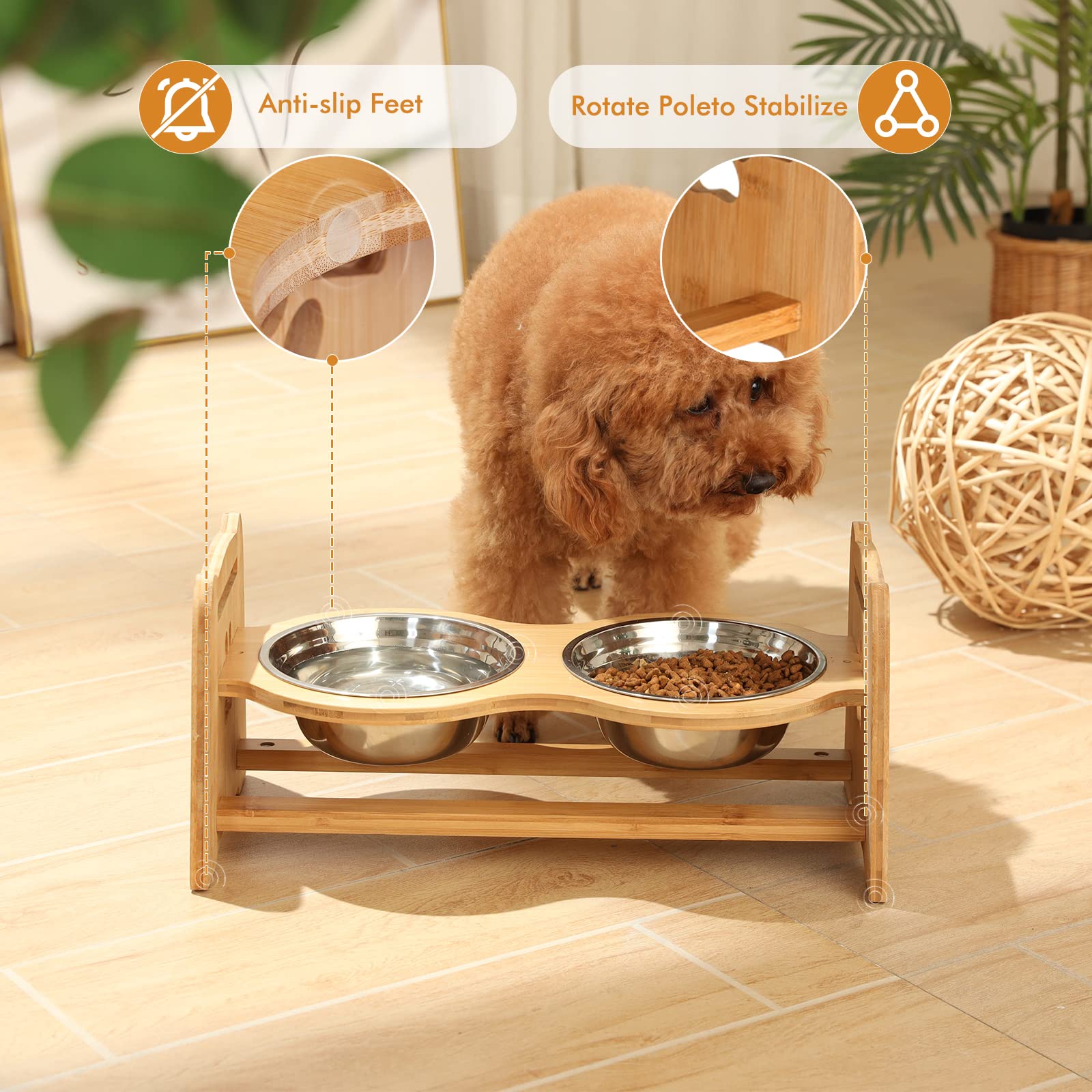 X-ZONE PET height adjustable from 4.7 to 7 inches for comfort
