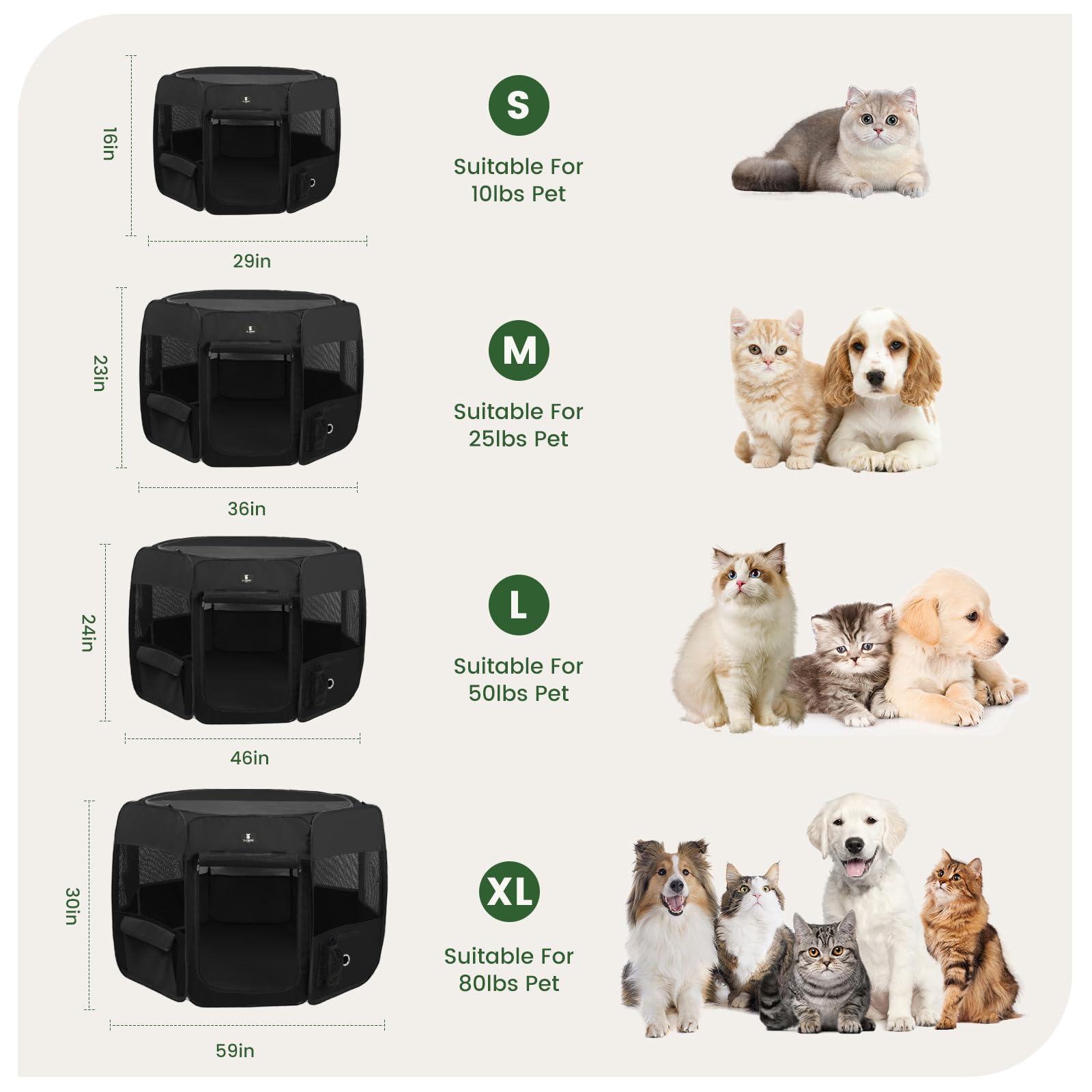 X-ZONE PET 600D oxford fabric provides durable, breathable enclosure.