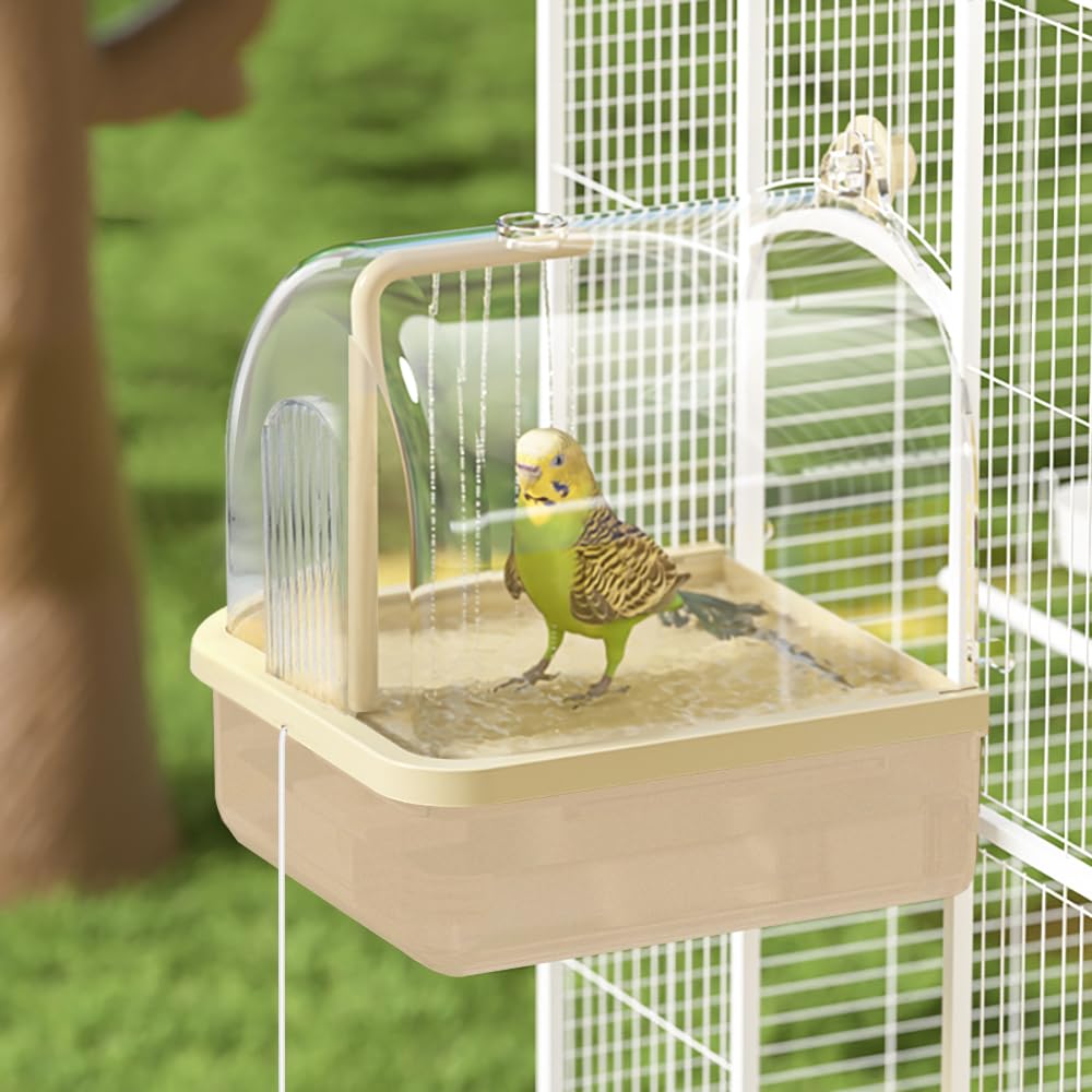 Xamanabu versatile bath for lovebirds, finches, cockatiels, and more.
