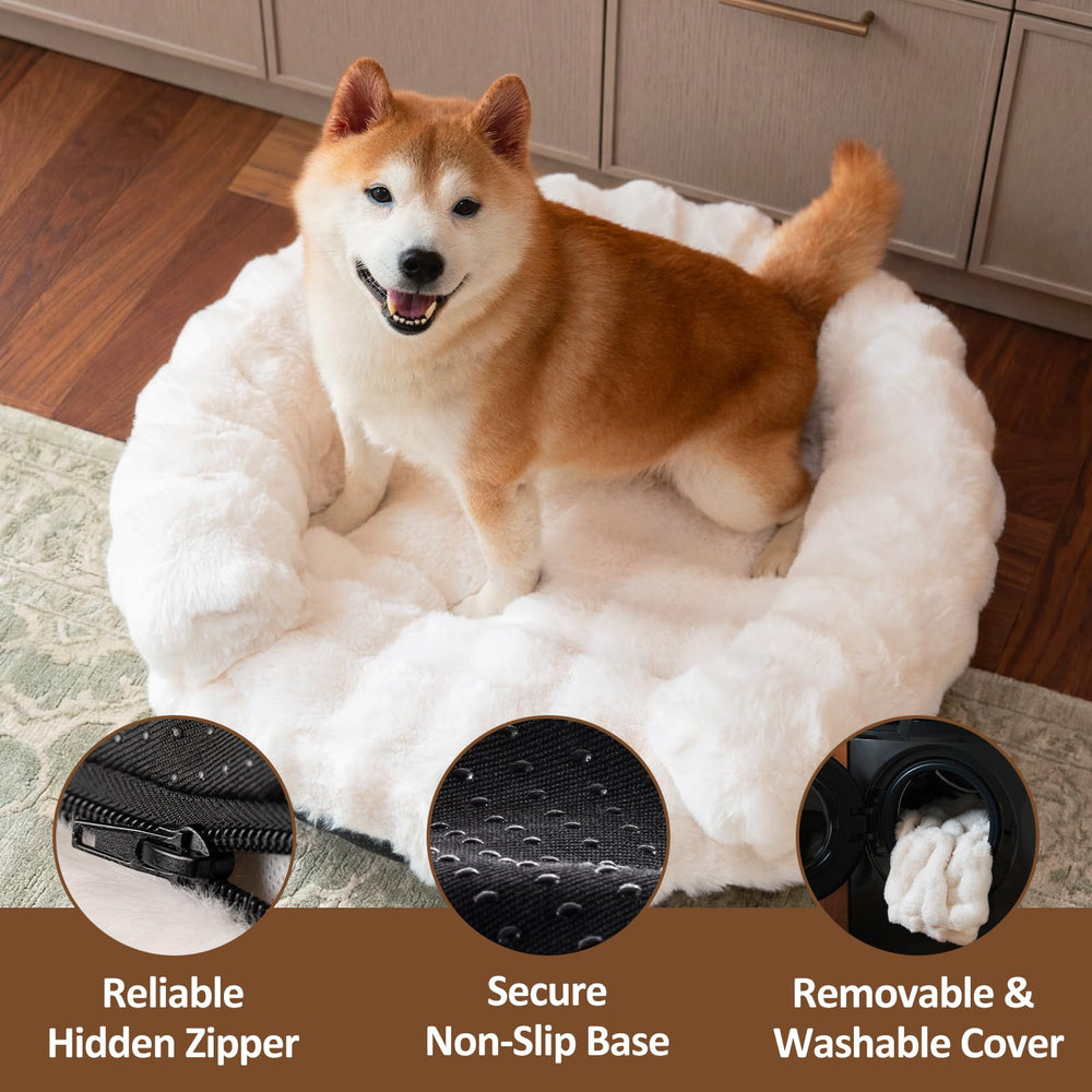Xavaro round bed size 30x30x9 for small to medium dogs