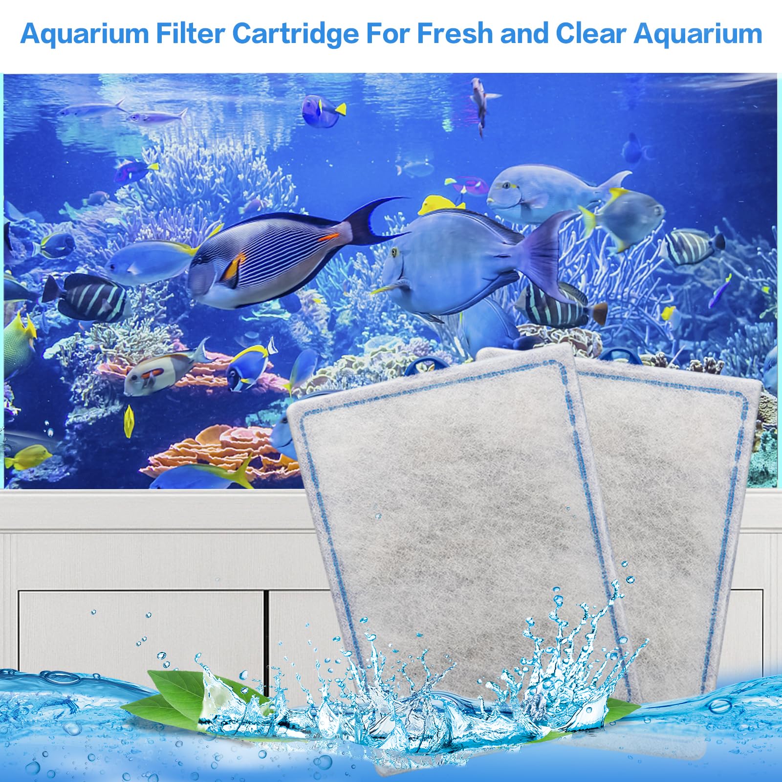 New deodorization media with zeolite maintains cleaner aquarium water.