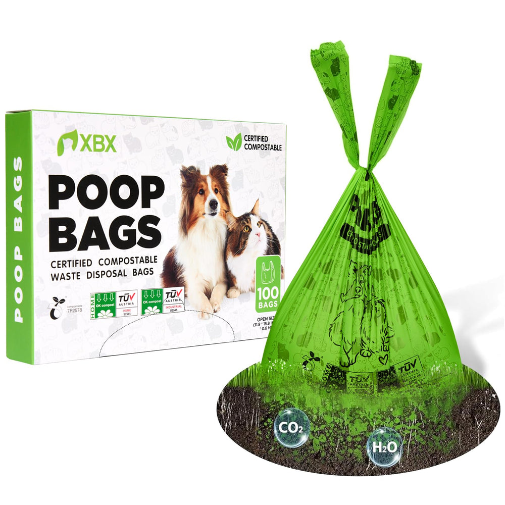 XBX Cat Litter Bags with handles for easy, hygienic disposal.