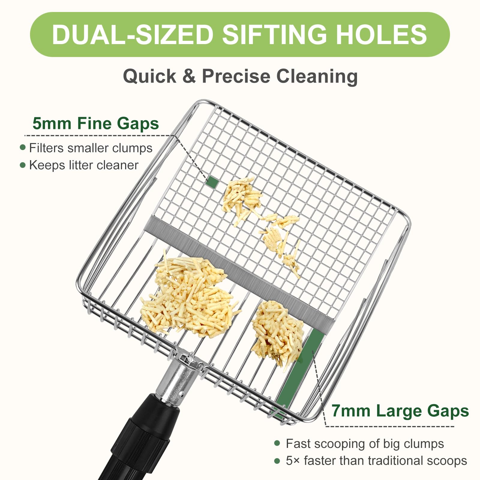 XBX ergonomic non-slip handle provides secure grip during daily cleaning.