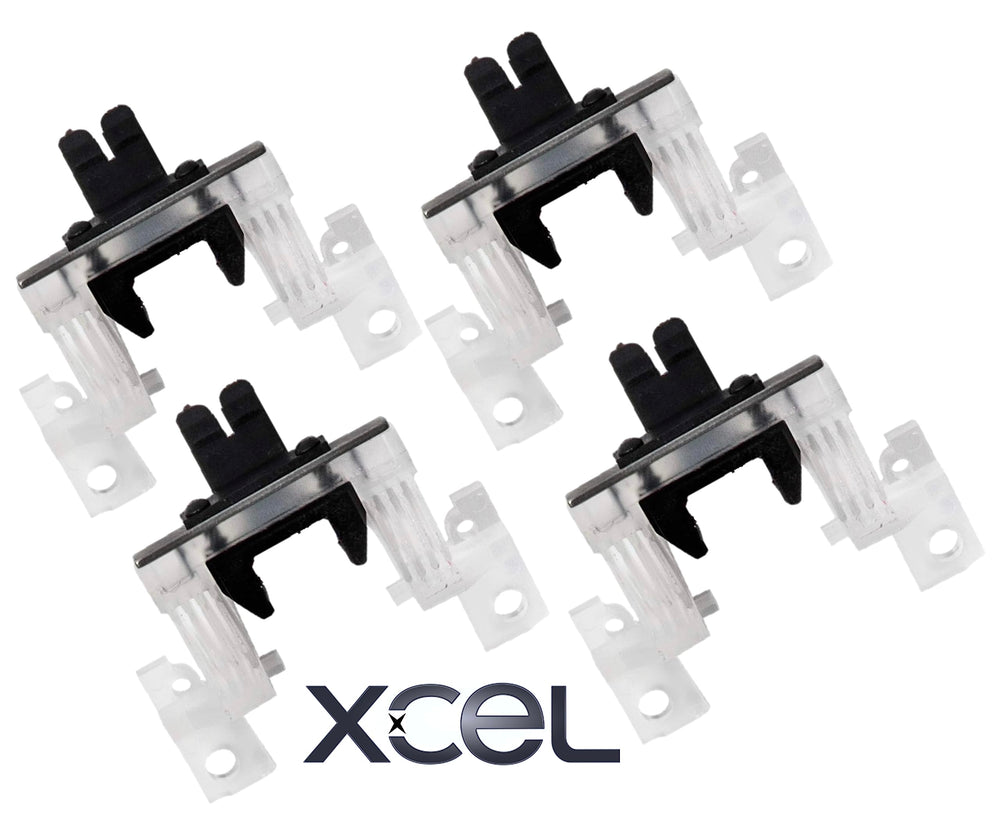 XCEL blade drive lever assembly, front view, highlighting compatibility for precise blade movement.