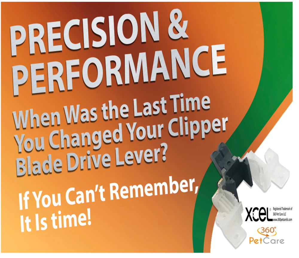 Metal support bar of XCEL blade drive lever assembly adds stability for daily grooming.