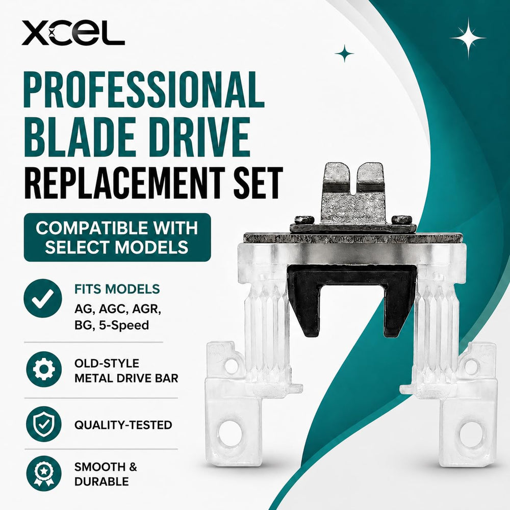 Packaging of XCEL blade drive lever assembly ready for replacement parts.