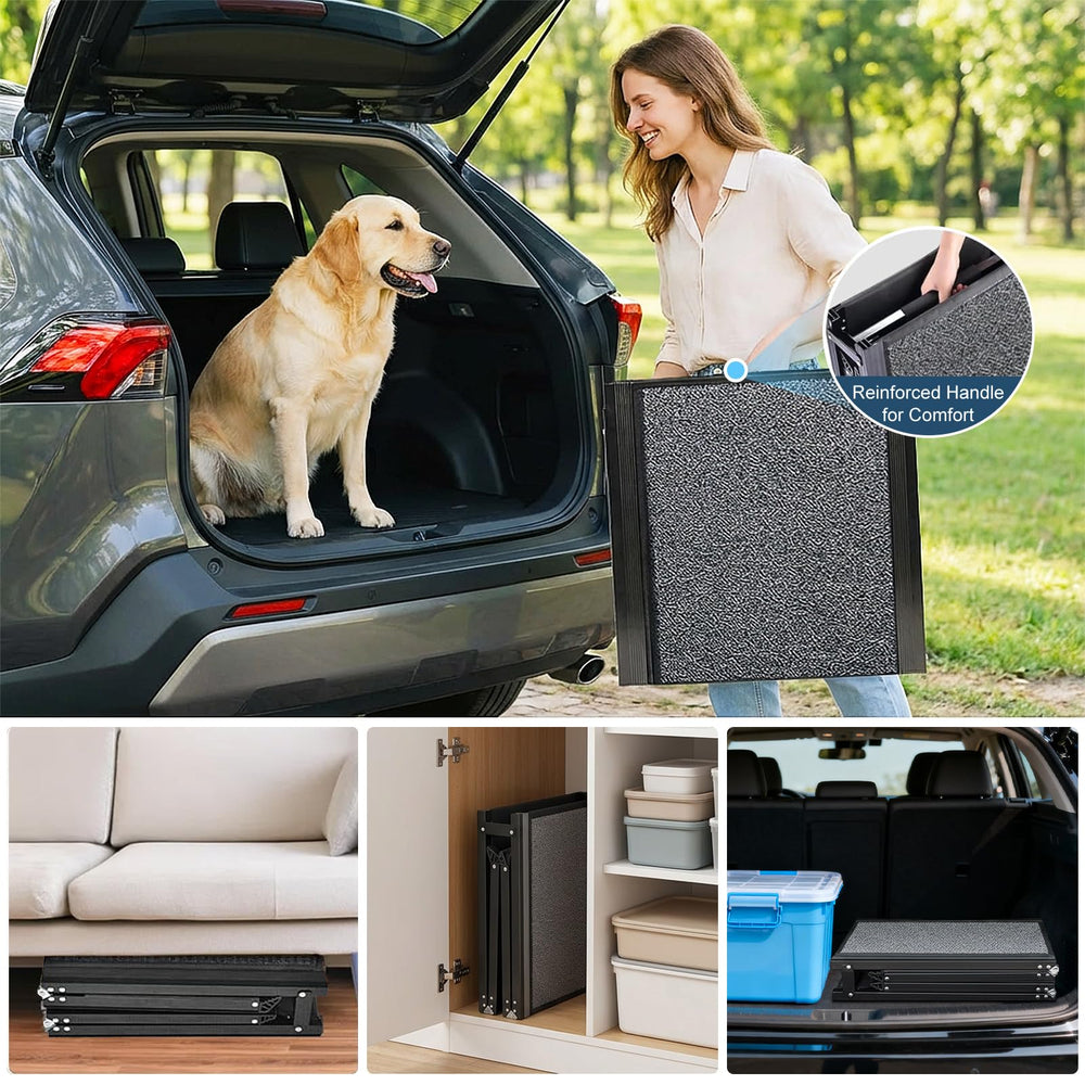 XCETSDR aluminum frame folded for compact storage