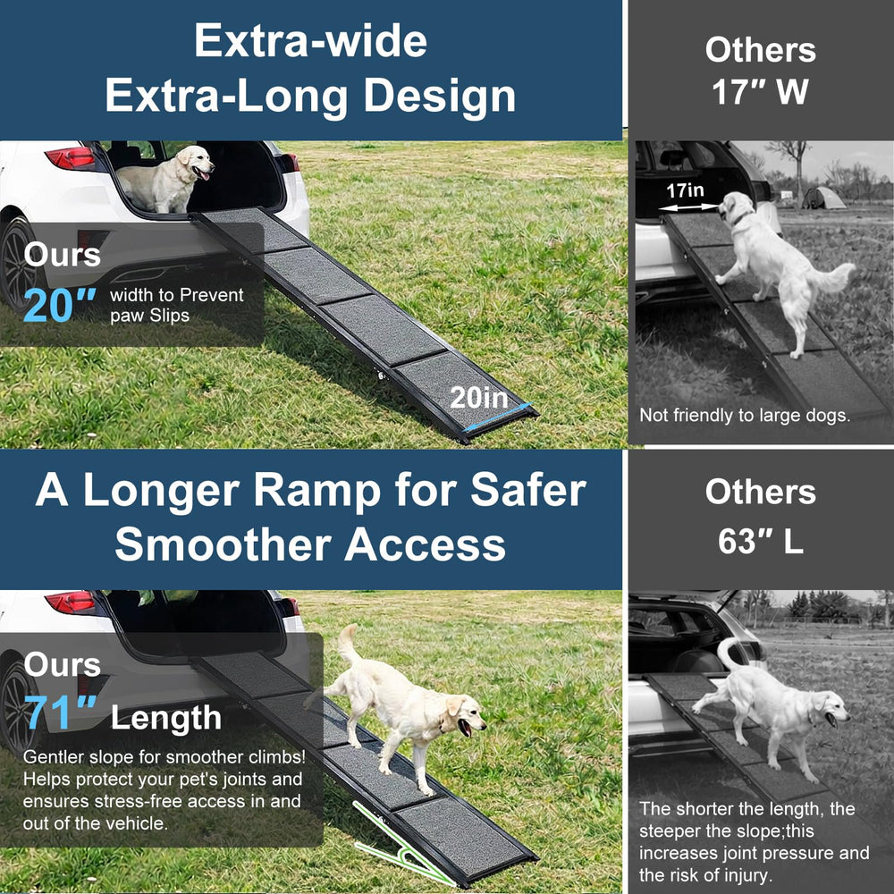 XCETSDR ramp fits cars, trucks, and SUVs