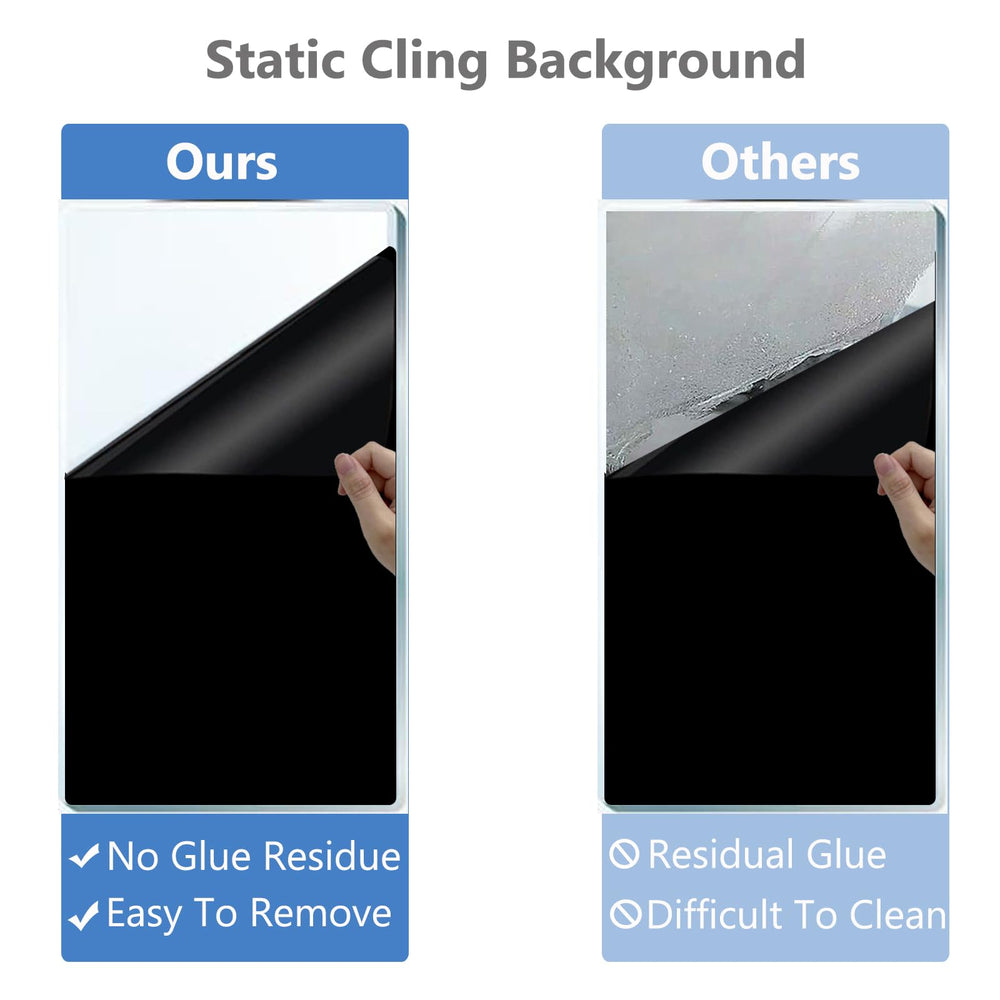 XCNO easy install static cling requires no glue or tape