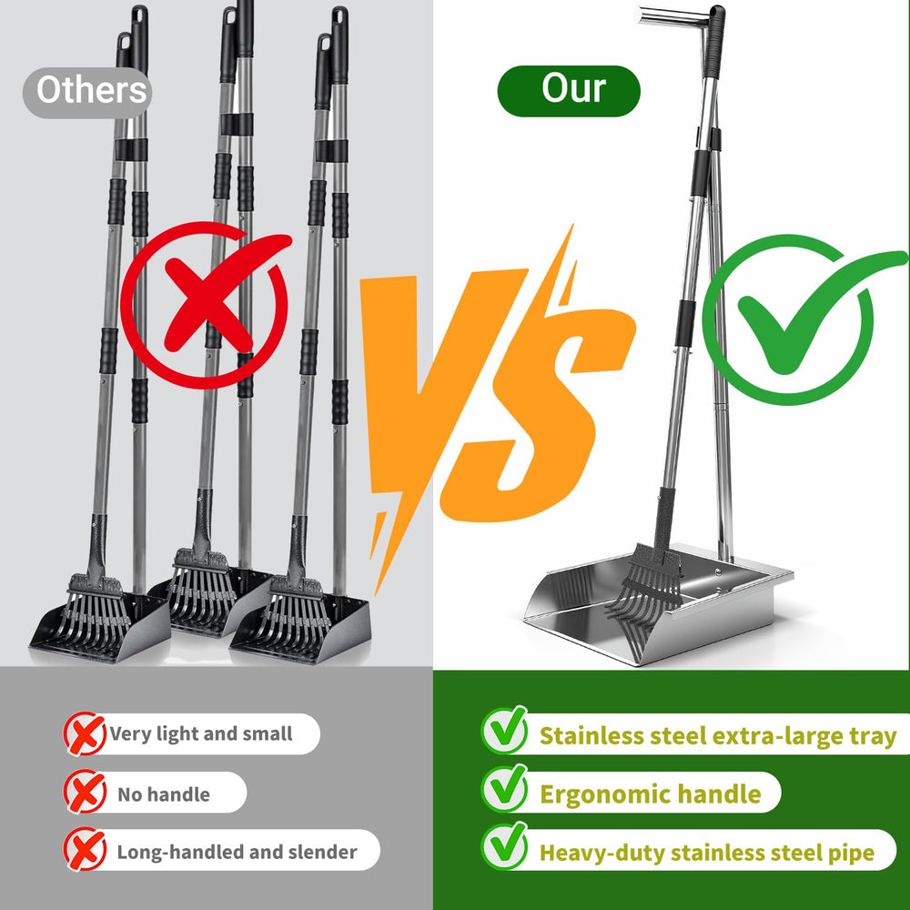 XDMURYM extra-large 11.6-inch tray handles more waste in one pass.