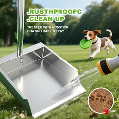 XDMURYM pooper scooper tray reinforced with bending for strength and longevity.