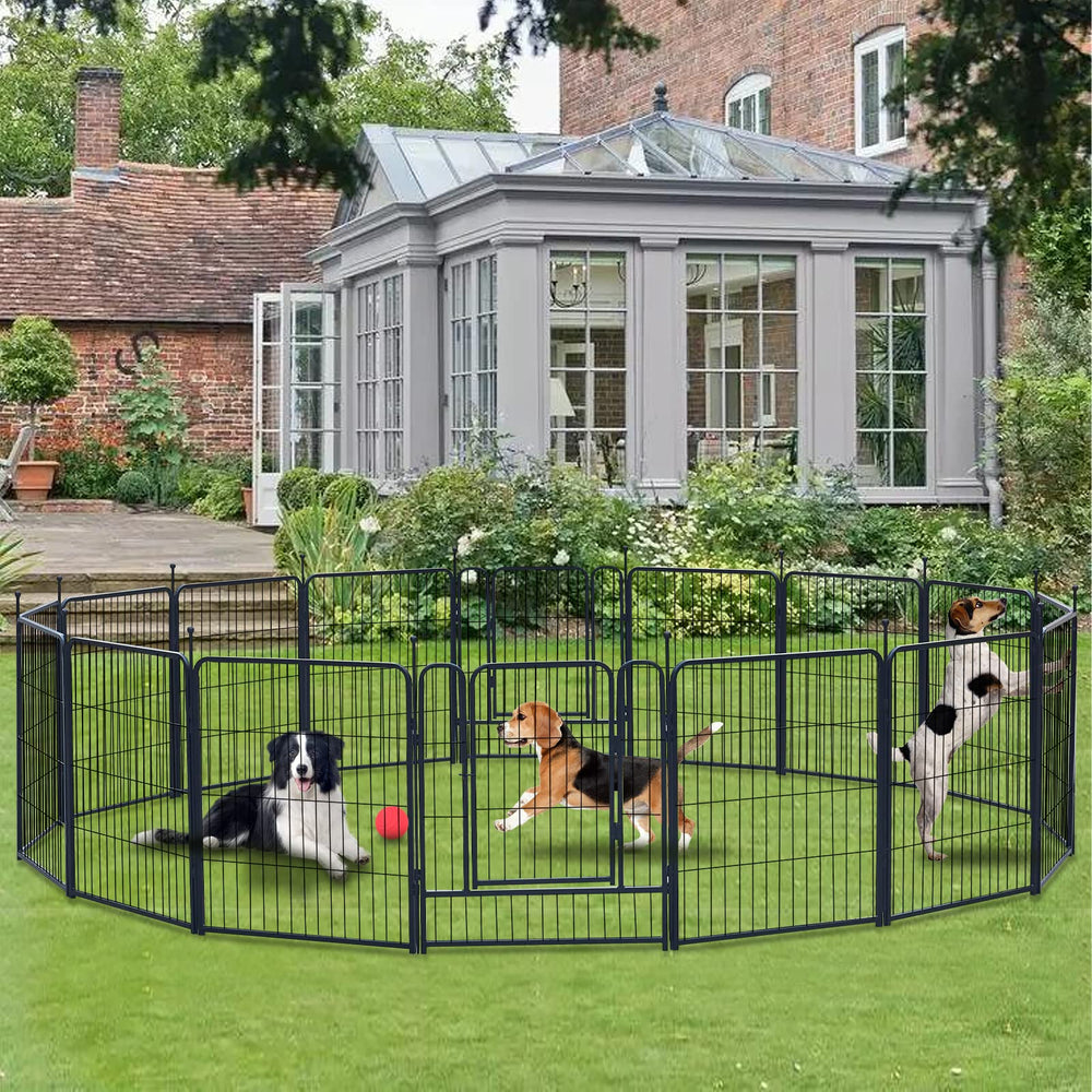 XDPET anti-rust coated metal fence for outdoor use.