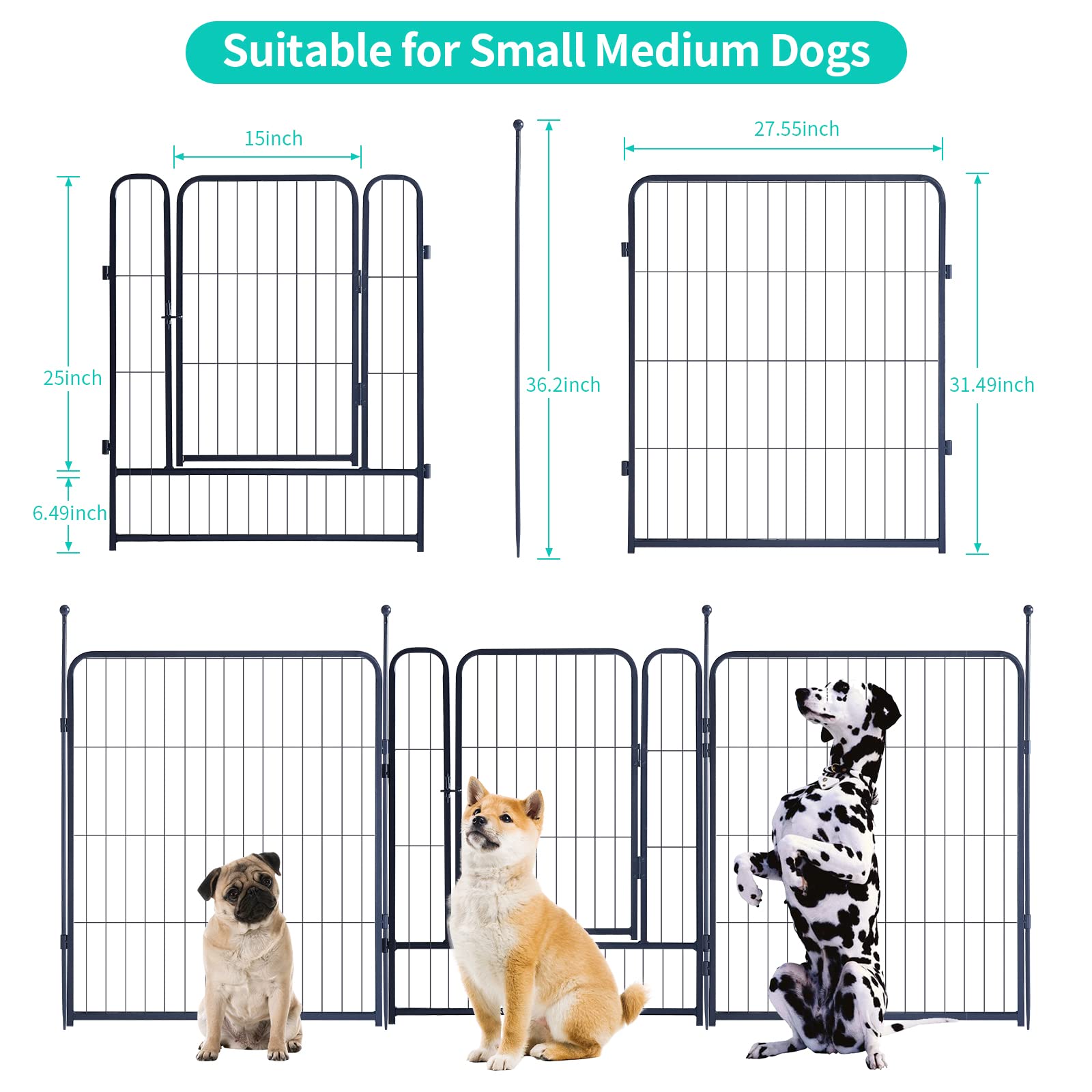 XDPET outdoor playpen in garden with secure panels.