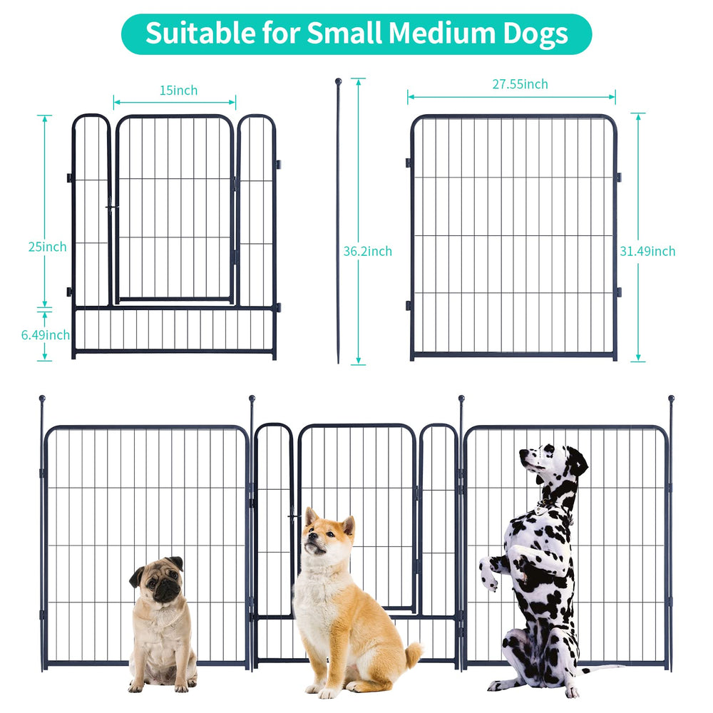 XDPET outdoor playpen in garden with secure panels.