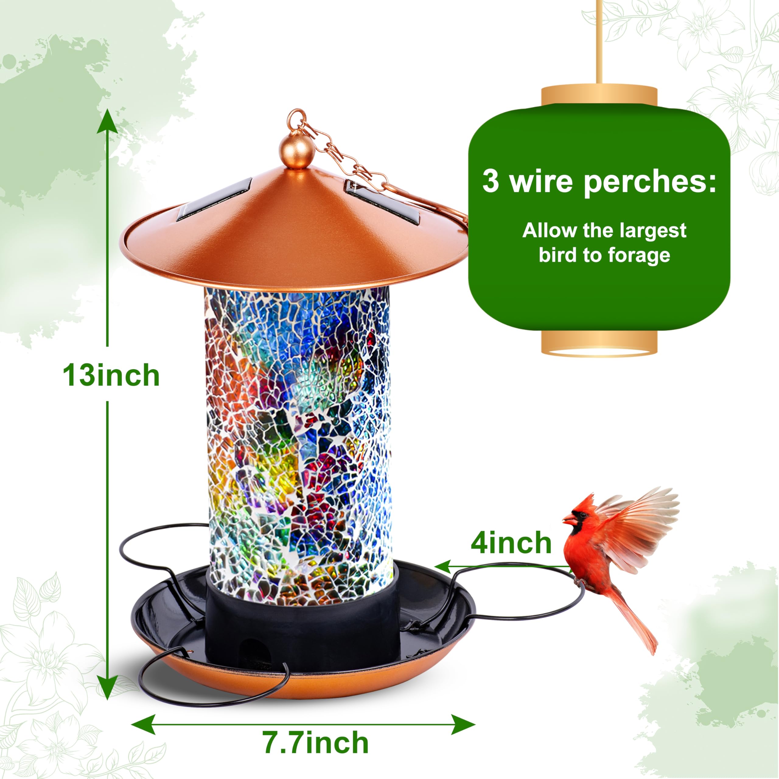 XDW-GIFTS LED night light provides warm illumination for evening birdwatching