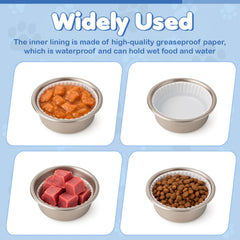 Stackable, space-saving liners simplify storage between meals.