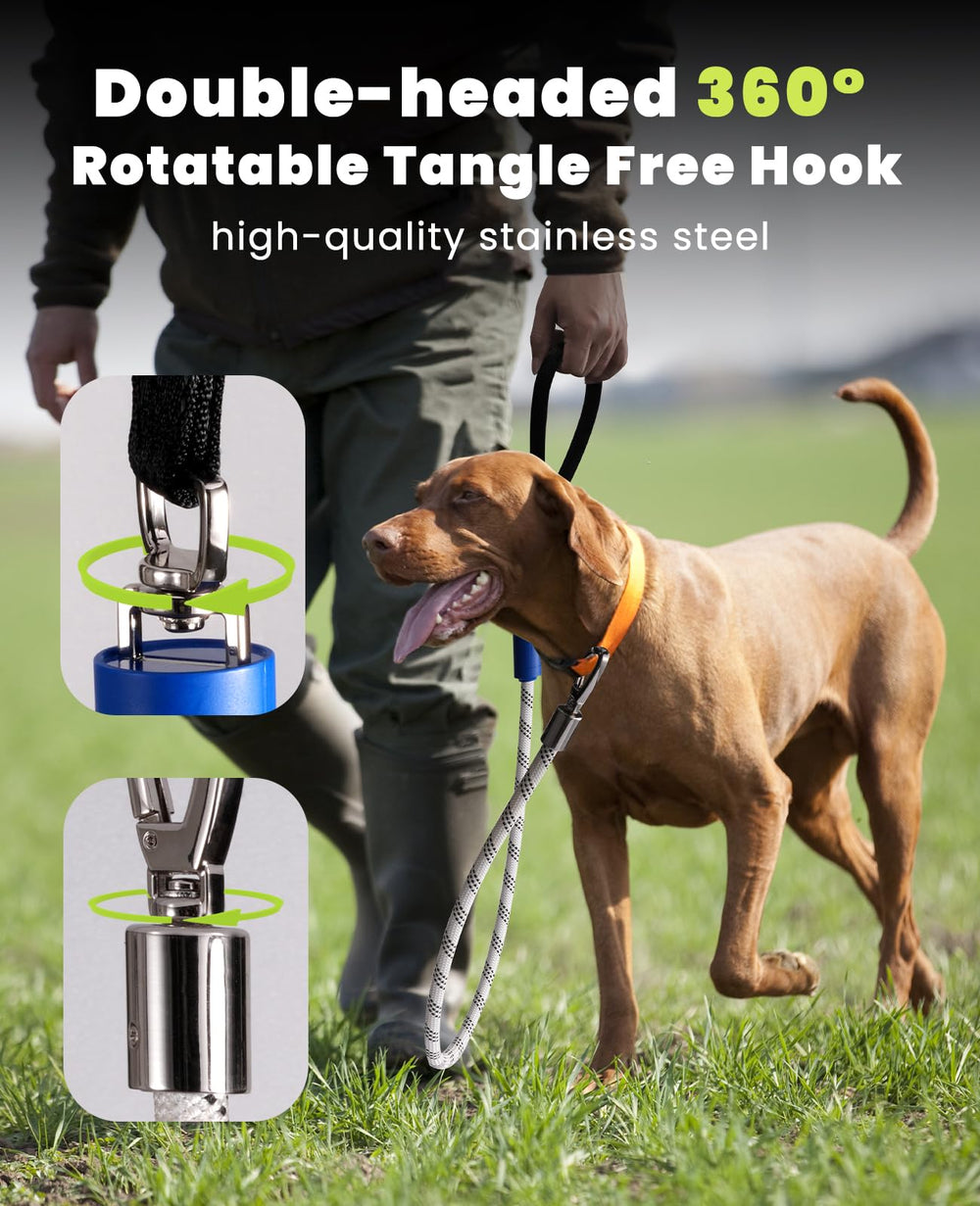 Xeuch padded handle delivers comfort and burn protection on walks.