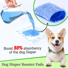 Xfire cloud-soft diaper pads provide gentle comfort for dogs during wear.