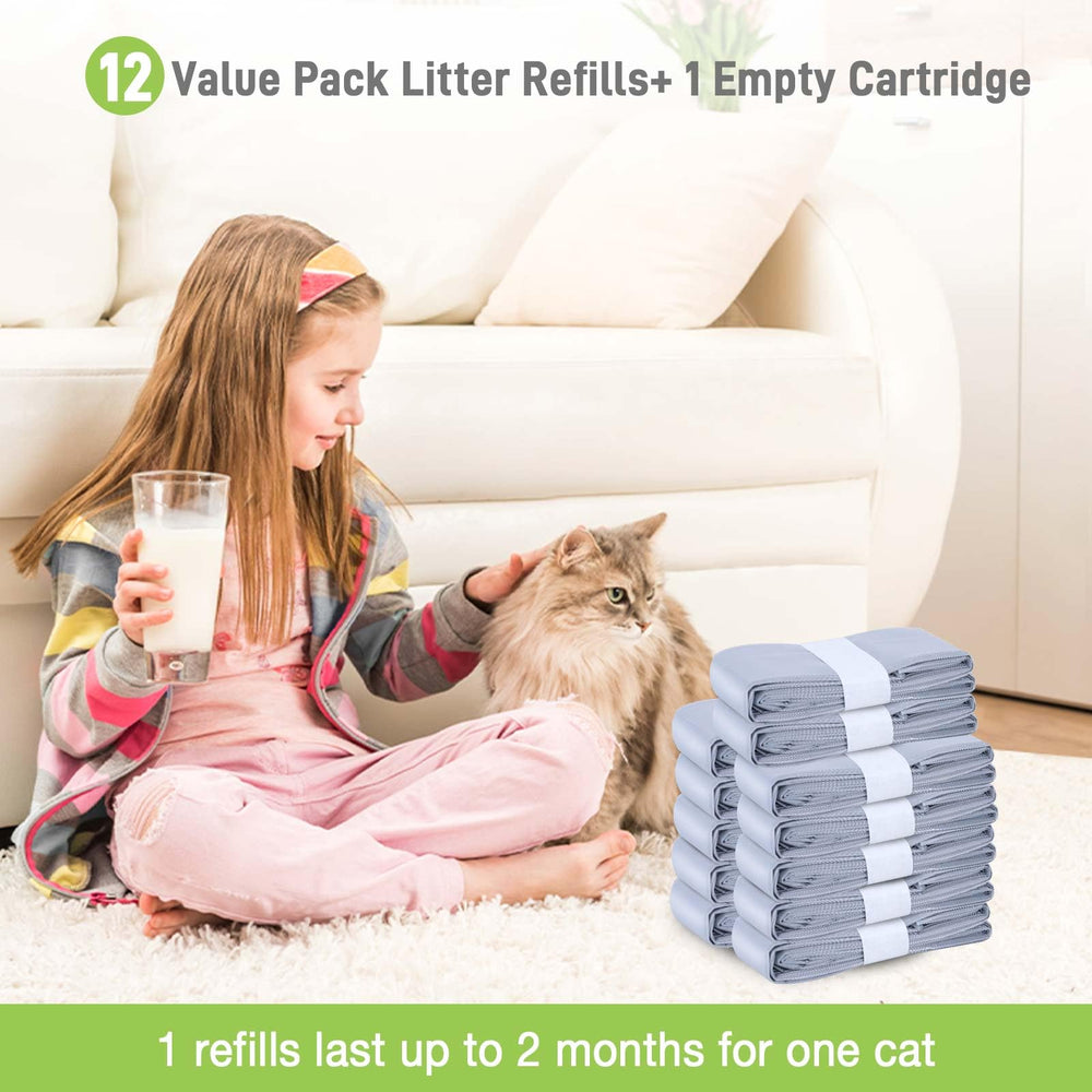Xfire easy-replace refill with pre-loaded cartridge for quick setup