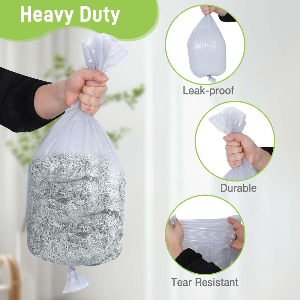 Xfire heavy-duty litter bags resist tearing with full loads