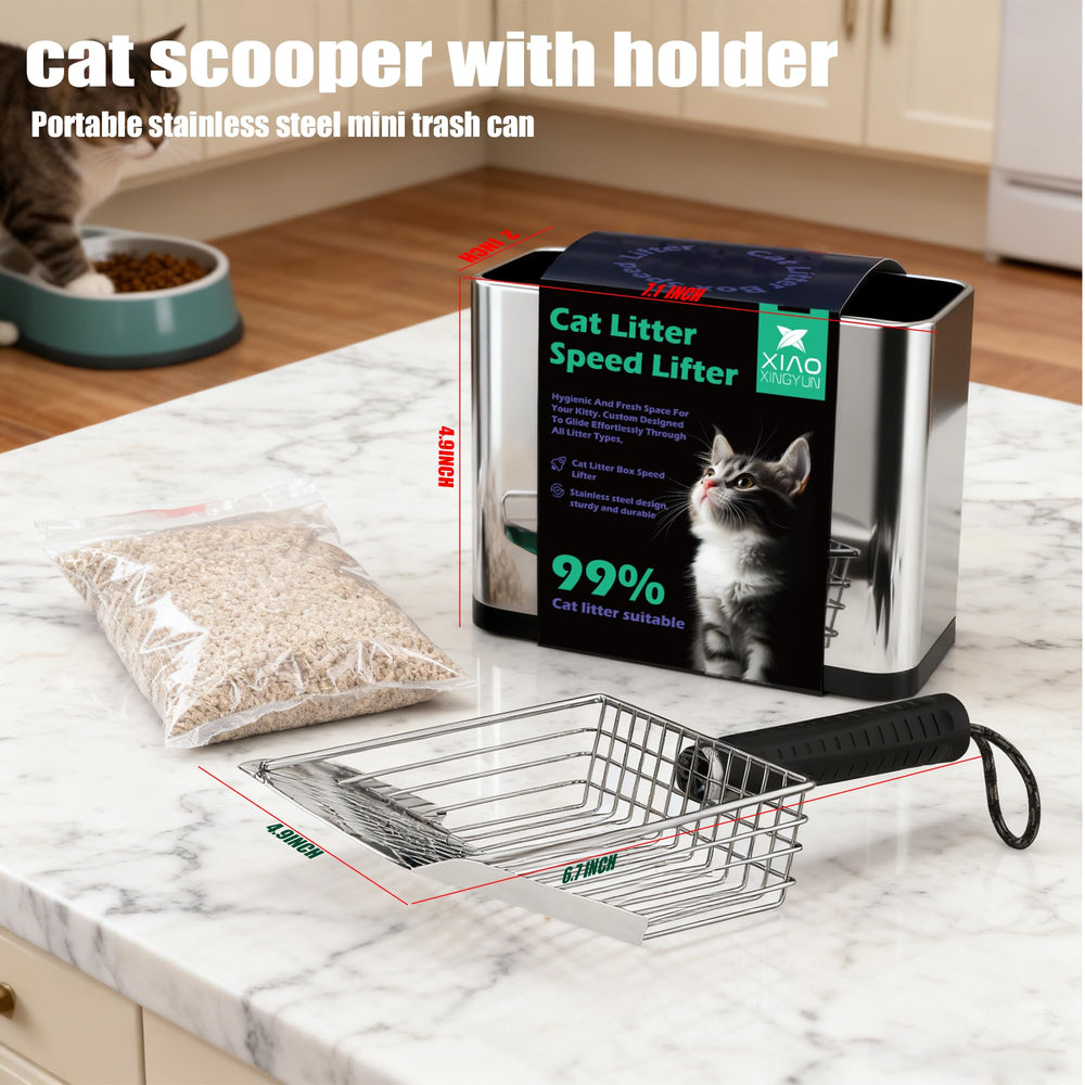 XIAOXINGYUN complete cleaning set streamlines daily litter maintenance for multi-cat homes
