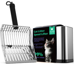 XIAOXINGYUN stainless steel cat litter scoop for durable daily cleaning