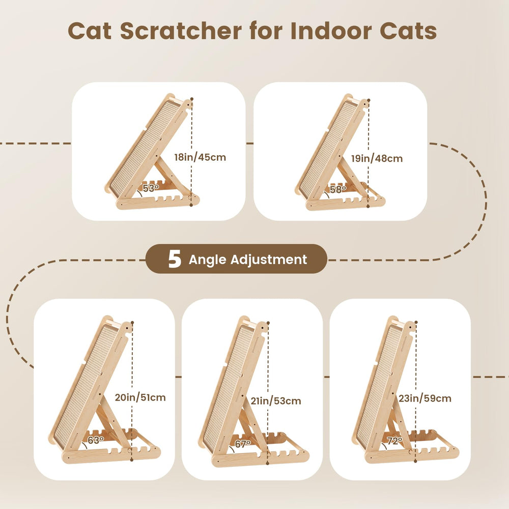 XiaZ indoor cat scratcher for versatile use and play
