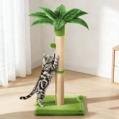 XiaZ 34-inch cat scratching post with stable base for indoor cats