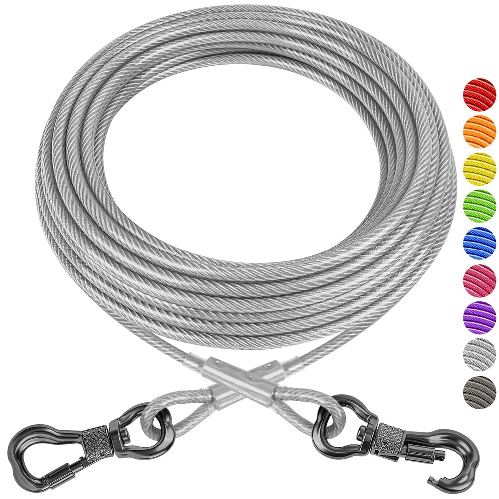 XiaZ ultra-strong stainless steel dog cable for outdoor use