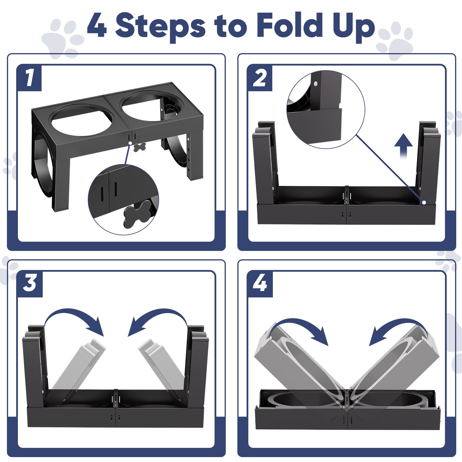 XiaZ durable elevated feeder stand designed for long-lasting daily use.