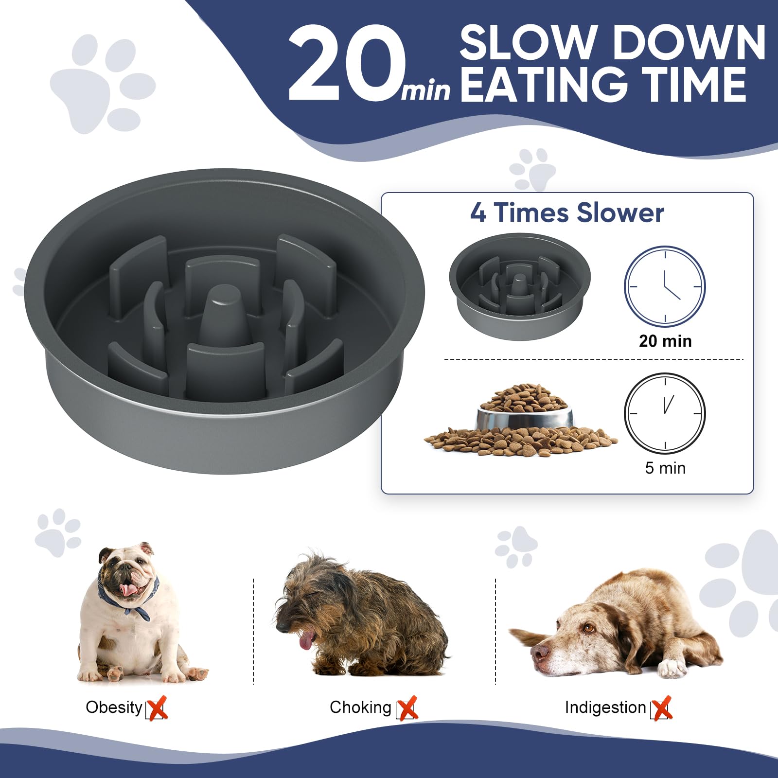 XiaZ anti-slip feet reduce movement during mealtime.