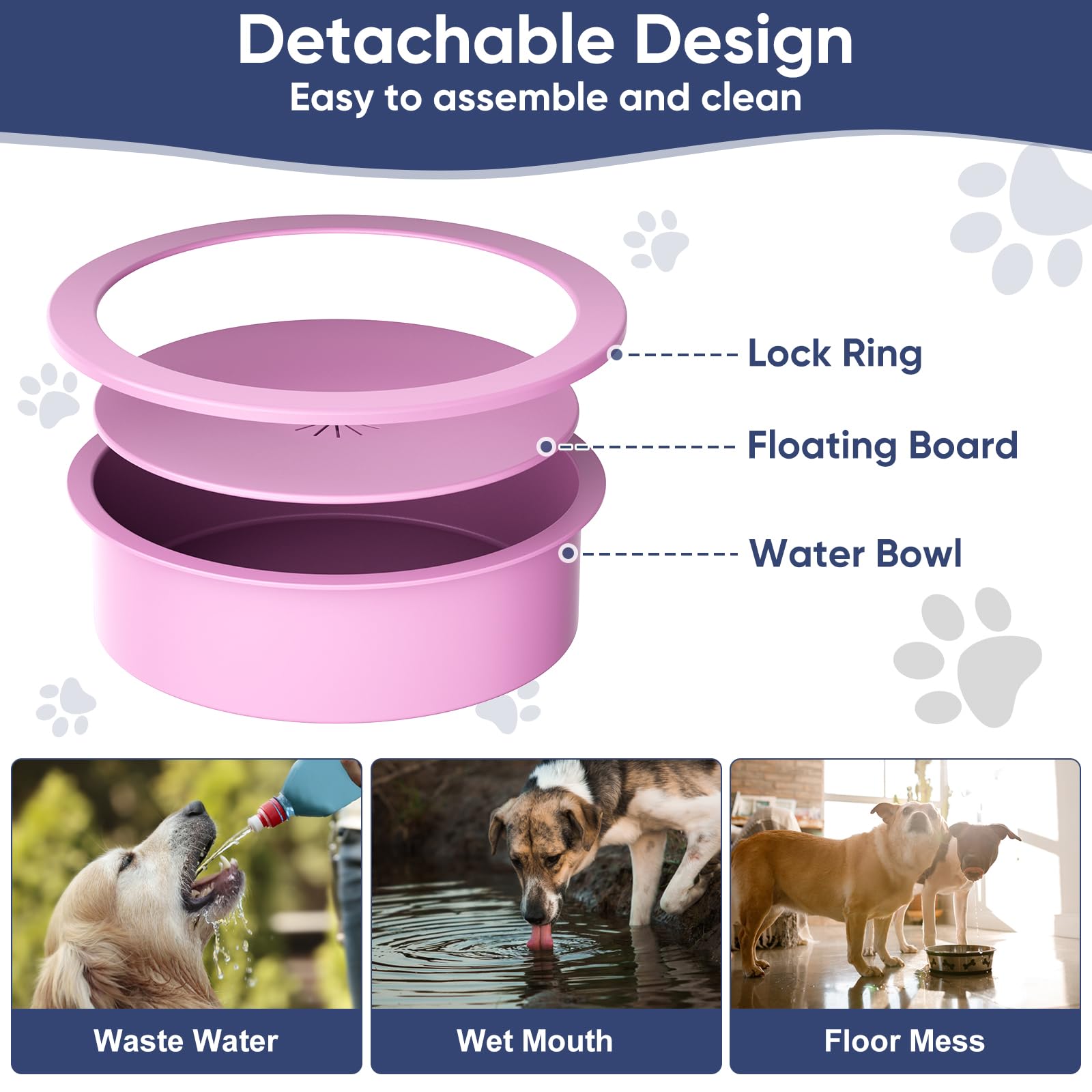 XiaZ paired food and water bowls ready for use