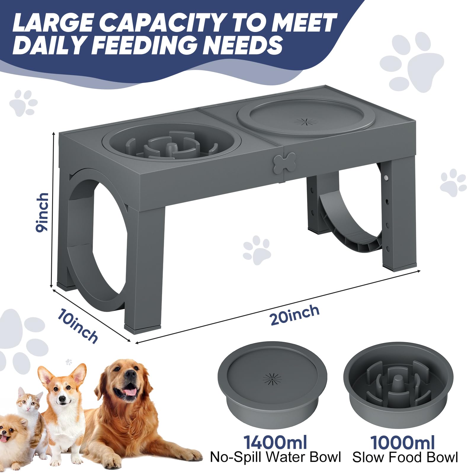 XiaZ large-breed use case helps with slower feeding and digestion.