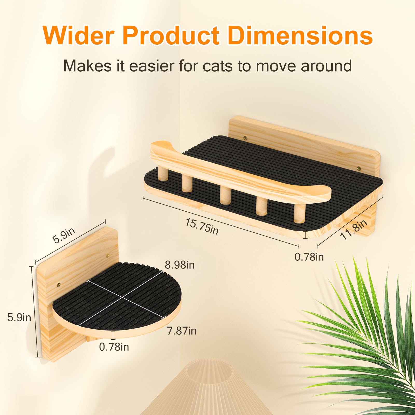 XiaZ guardrail and non-slip surface provide secure resting spots.